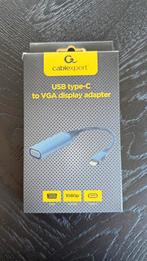 USB C NAAR VGA ADAPTER KABEL 60Hz MOBIEL MACBOOK NIEUW, Computers en Software, Pc- en Netwerkkabels, Ophalen of Verzenden, Zo goed als nieuw