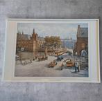 Oude prent Den Haag - Buitenhof en Gevangenpoort, Antiek en Kunst, Kunst | Tekeningen en Foto's, Ophalen of Verzenden