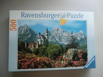 Puzzel 500 stukjes met als thema LANDSCHAP MET KASTEEL				 beschikbaar voor biedingen