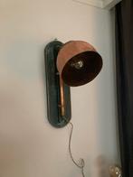 Koperen Wandlamp Schemerlamp, Ophalen, Nieuw, Hout