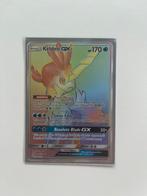 Pokemonkaart Keldeo GX rainbow, Hobby en Vrije tijd, Verzamelkaartspellen | Pokémon, Ophalen of Verzenden, Zo goed als nieuw, Losse kaart