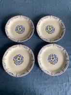 Antieke Boch Frères La Louvière Borden - Set van 4, Antiek en Kunst, Antiek | Keramiek en Aardewerk, Ophalen of Verzenden