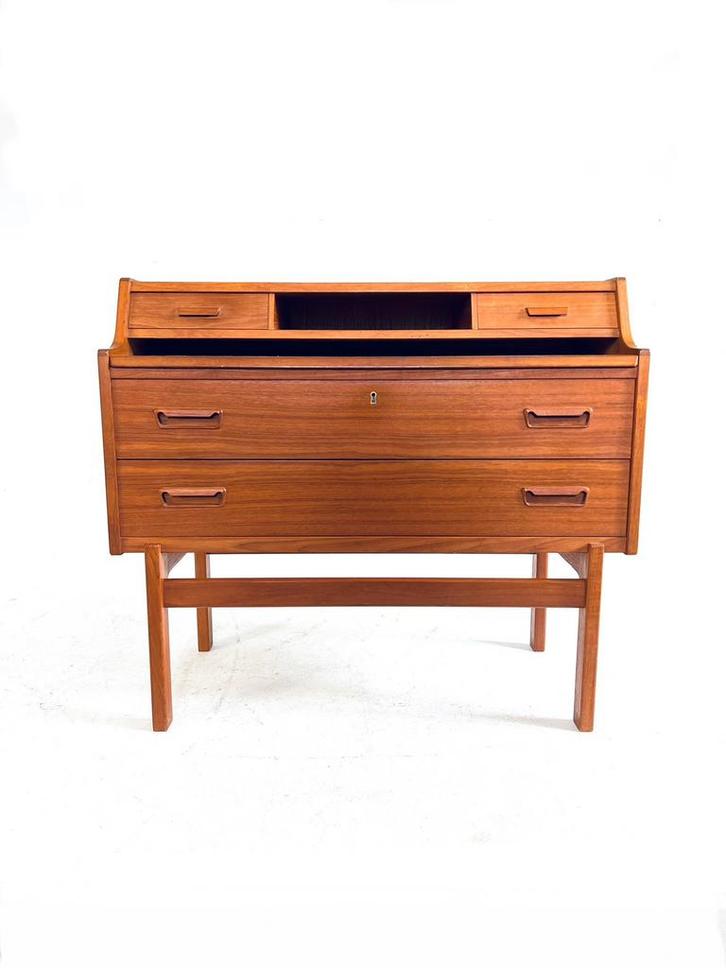 Vintage secretaire, Arne Wahl Iversen ‘60, Huis en Inrichting, Kasten | Secretaires, Zo goed als nieuw, Ophalen of Verzenden