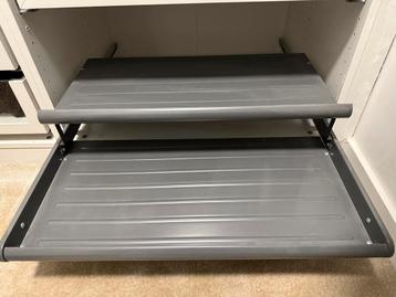 IKEA KOMPLEMENT Uittrekbaar schoenenrek donkergrijs 100x58cm