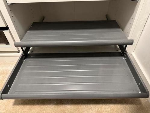 IKEA KOMPLEMENT Uittrekbaar schoenenrek donkergrijs 100x58cm, Huis en Inrichting, Kasten | Kledingkasten, Zo goed als nieuw, Minder dan 100 cm