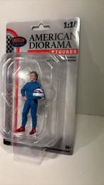 Figuur racing legend American diorama 1.18, Hobby en Vrije tijd, Modelauto's | 1:18, Overige merken, Ophalen of Verzenden, Motor