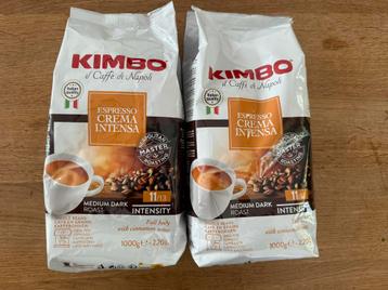 Kimbo Crema Intensa Hele Koffiebonen, Medium Roast, 1kg Zak beschikbaar voor biedingen