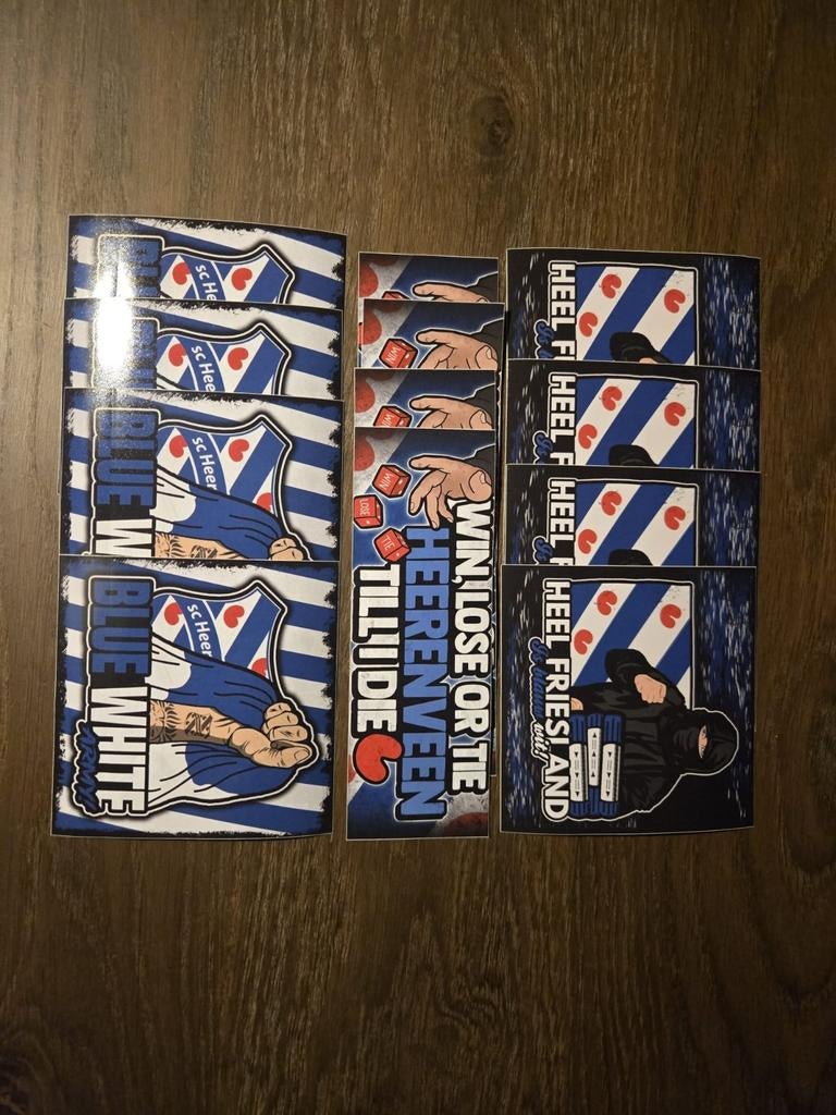 Fc Heerenveen Sticker Set, Ophalen of Verzenden, Nieuw in verpakking, Overige genres