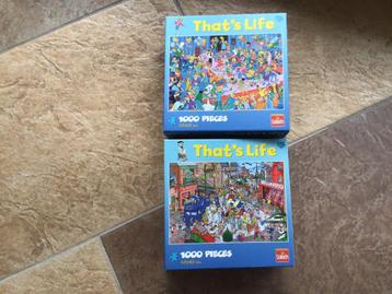 Thats Live 2 Puzzels 1000 stuks elk beschikbaar voor biedingen
