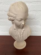 Wit Beeldje Jongeman/Mozart - 31cm, Antiek en Kunst, Ophalen of Verzenden