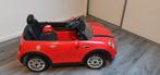 Elektrische Kinderauto Mini Cooper Rood, Ophalen, Zo goed als nieuw