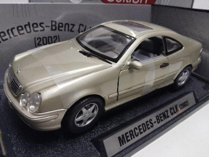 Mercedes Benz CLK Coupe champagne 02 Premium metal 1:18 KRD, Hobby en Vrije tijd, Modelauto's | 1:18, Zo goed als nieuw, Auto