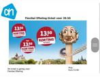 3 x AH Efteling kaartjes, Tickets en Kaartjes