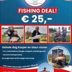 Catch & Release Karper en Steur vissen €25, Watersport en Boten, Hengelsport | Karpervissen, Nieuw, Overige typen, Ophalen