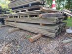 Gebruikte azobe hardhouten damwand planken 6 cm dik, Plank, Gebruikt, Ophalen, Overige houtsoorten