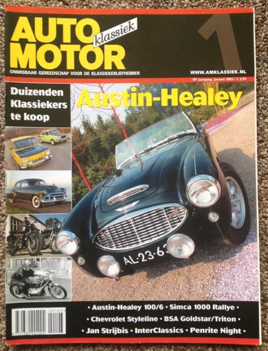 AMK: Simca 1000 Rallye, Austin Healey 100/6, Mini Moke, Boeken, Auto's | Folders en Tijdschriften, Zo goed als nieuw, Algemeen