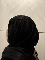 Zwarte/Grijze Hoofddoek voor Gelegenheden, Kleding | Dames, Hoeden en Petten, Ophalen of Verzenden, Nieuw, One size fits all, Hoed