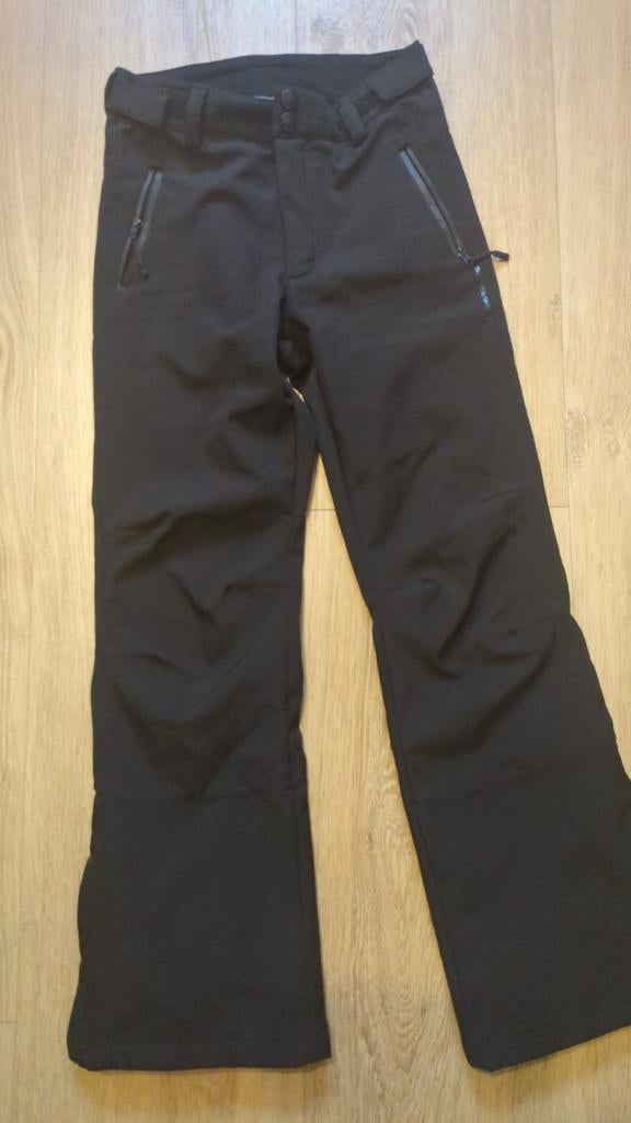 Skibroek softshell meisje maat 152, zwart, Overige merken, 100 tot 140 cm, Ophalen of Verzenden, Zo goed als nieuw