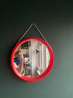 Vintage retro spiegel, Minder dan 50 cm, Rond, Ophalen of Verzenden, Zo goed als nieuw