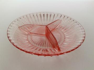 3-Vaksschaal Persglas Vintage beschikbaar voor biedingen