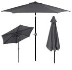 Parasol | Kantelbaar | Met Ventilatie | Graphite | Ø 250 cm, Ophalen, Kantelbaar, 2 tot 3 meter, Zo goed als nieuw