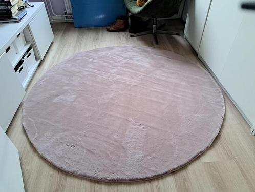 rond roze kleed, Huis en Inrichting, Stoffering | Tapijten en Kleden, Nieuw, 150 tot 200 cm, Rond, Grijs, Overige kleuren, Ophalen