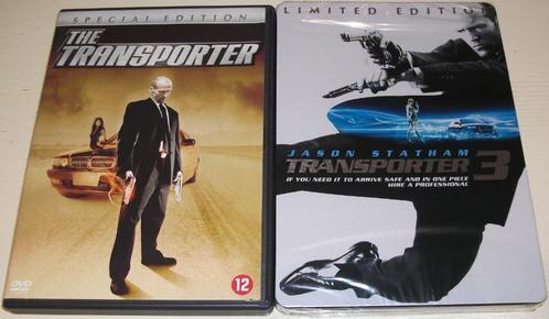 Dvd *** TRANSPORTER *** Deel 1 + 3, Cd's en Dvd's, Dvd's | Actie, Zo goed als nieuw, Actie, Vanaf 12 jaar, Ophalen of Verzenden