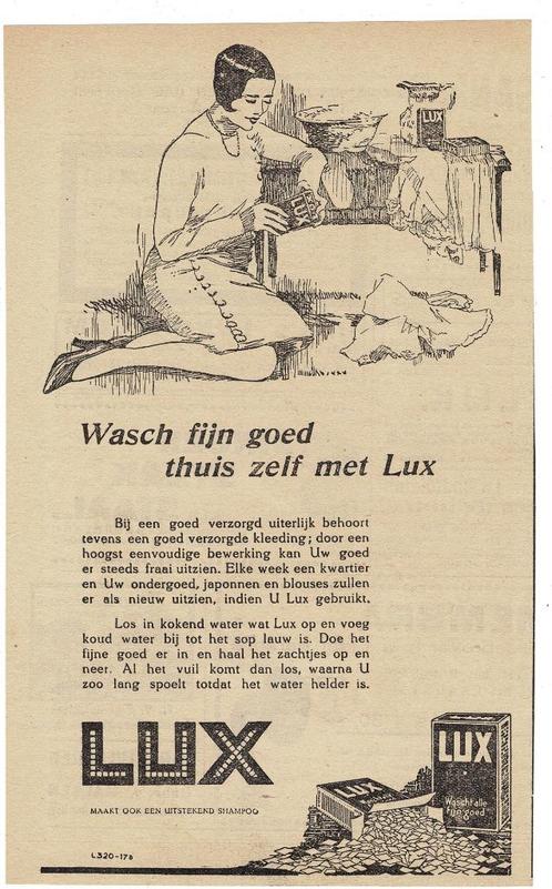 2x Wasch fijn goed thuis zelf met LUX Wascht alle fijn goed, Verzamelen, Merken en Reclamevoorwerpen, Zo goed als nieuw, Overige typen