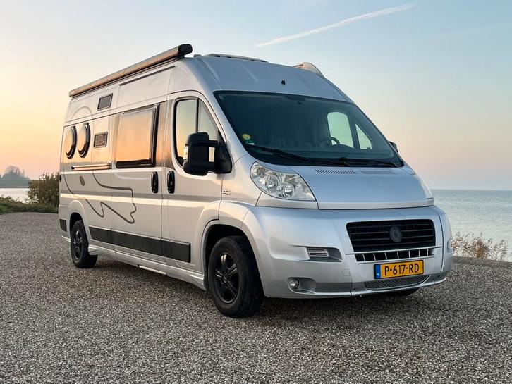 Fiat Ducato Buscamper 6 Meter (bj2012) Pössl Dwarsbed Euro 5, Caravans en Kamperen, Campers, Bedrijf, tot en met 2, Buscamper of Camperbus
