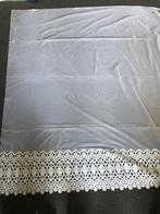 Fijne Vitrage met kant - Wit - 236 cm Egger kanten vintage, Wit, 200 cm of meer, Ophalen of Verzenden, Zo goed als nieuw