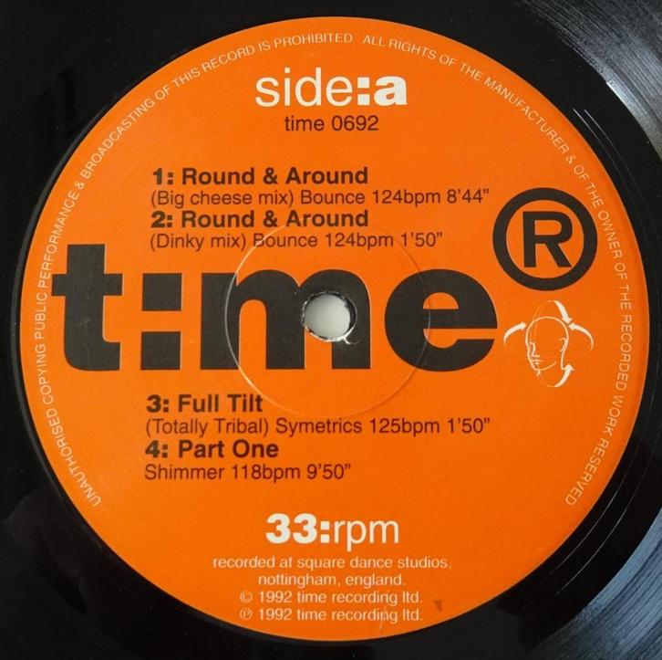 T:me 0692 - Acid House / Deep House Vinyl UK 1992, Cd's en Dvd's, Vinyl | Dance en House, Zo goed als nieuw, 12 inch, Ophalen