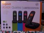 Gigaset A540A Quatro / Limited edition, Ophalen of Verzenden, Gebruikt, 4 handsets of meer, Stralingsarm