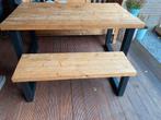 Leuke tafel met bijpassend bankje, Ophalen