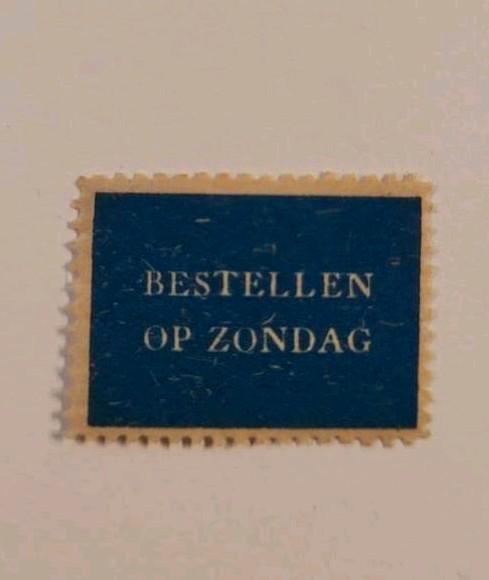 Oude Nederlandse Zegel - BESTELLEN OP ZONDAG, Postzegels en Munten, Postzegels | Nederland, Gestempeld, T/m 1940, Ophalen of Verzenden