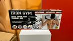 Iron gym workout bar deurtrainer door gym fitness, Sport en Fitness, Ophalen of Verzenden, Zo goed als nieuw