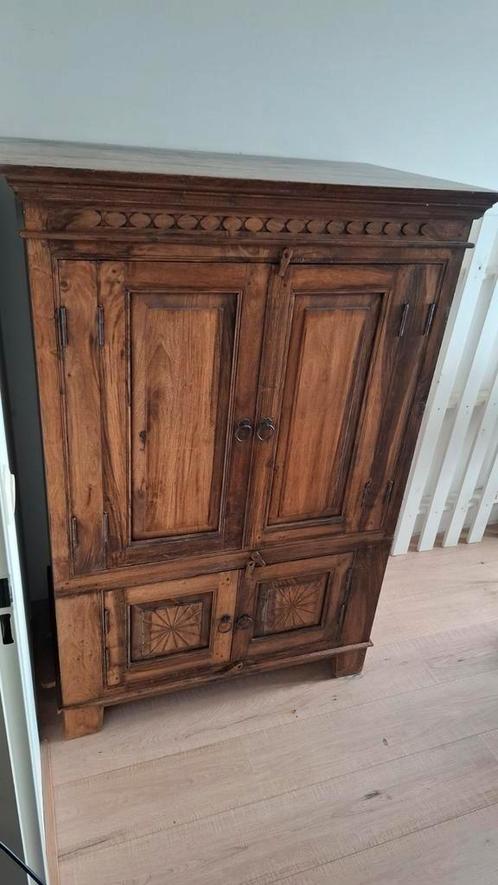 Koloniale Houten Kast, Huis en Inrichting, Kasten | Overige, Ophalen
