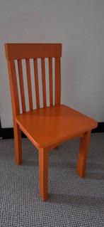 Stevige oranje stoel klein formaat, Huis en Inrichting, Stoelen, Ophalen, Gebruikt, Overige kleuren, Eén