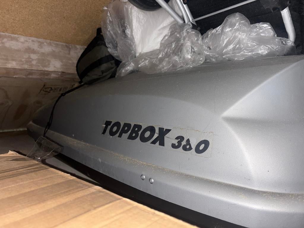 Topbox 380 Dakbox, Auto diversen, Dakkoffers, Gebruikt, Ophalen of Verzenden
