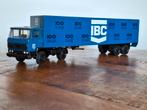 DAF IBC met 2-as oplegger, Hobby en Vrije tijd, Modelauto's | 1:50, Verzenden, Gebruikt, Bus of Vrachtwagen, Lion Toys