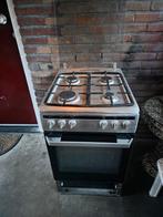 Gasfornuis oven is electrisch, Witgoed en Apparatuur, Fornuizen, Gas, Vrijstaand, 85 tot 90 cm, 4 kookzones