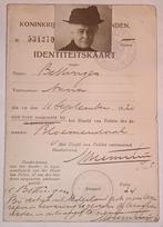 Identiteitskaart 1920 Koninkrijk der Nederlanden kamenier, Verzamelen, Foto's en Prenten, Ophalen of Verzenden, Voor 1940, Gebruikt