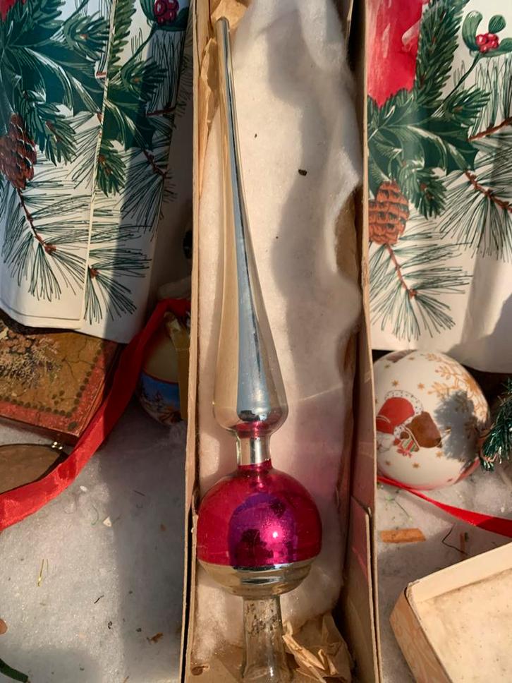 #kerst boom piek kerst ajeko, Diversen, Kerst, Zo goed als nieuw, Ophalen of Verzenden