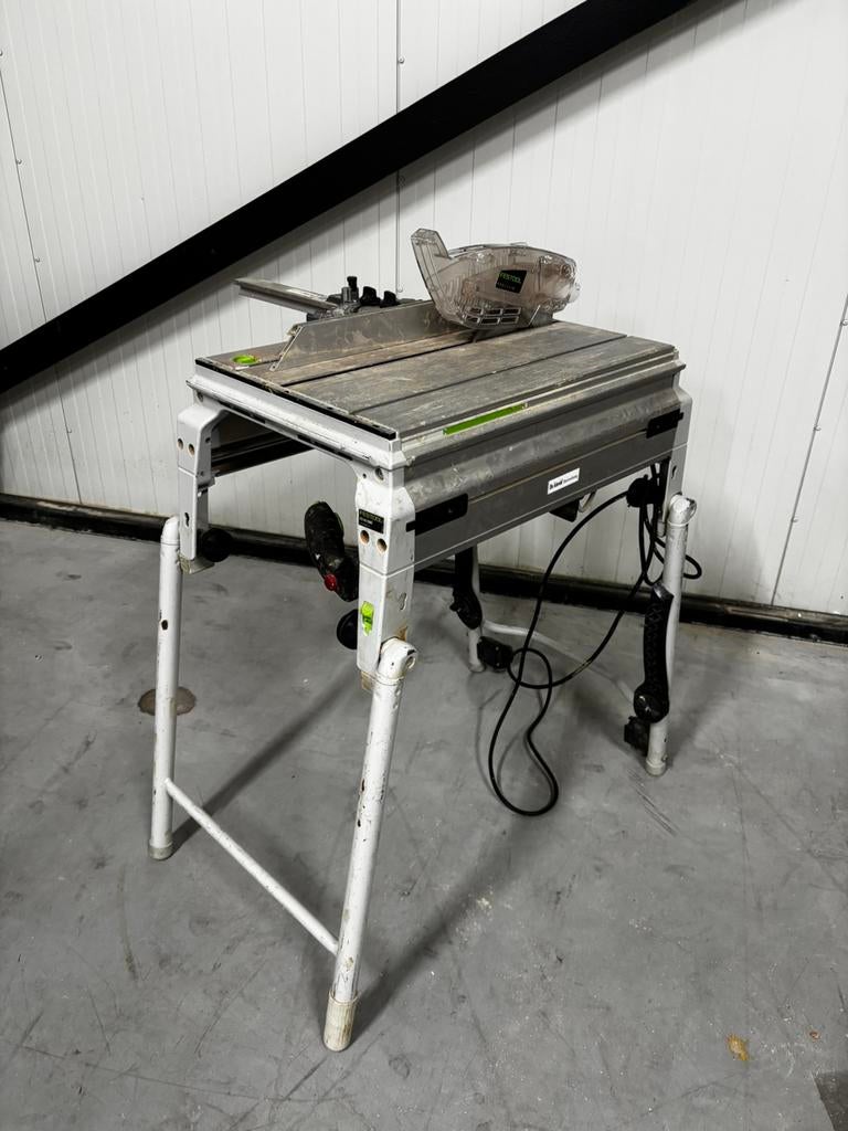 Festool EBG50 trek en afkortzaag met bescherming, Doe-het-zelf en Verbouw, Gereedschap | Zaagmachines, Ophalen, Gebruikt, Afkortzaag