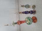 Egyptische handgeblazen glazen parfumflesjes, Ophalen of Verzenden