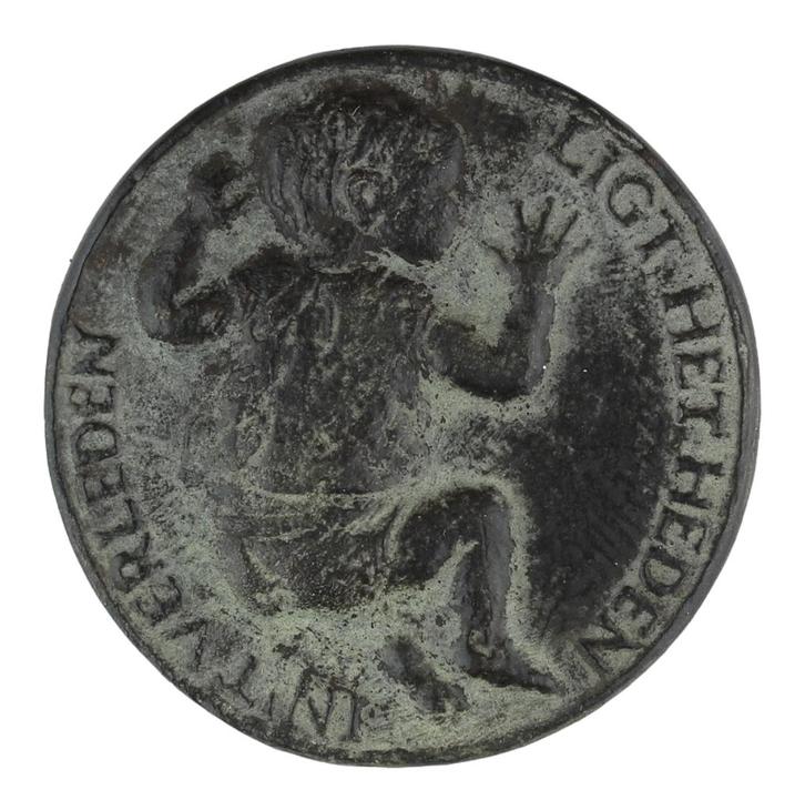 Jet Schepp - Penning VPK, 1981 : Geboortepenning, Postzegels en Munten, Penningen en Medailles, Brons, Nederland, Verzenden