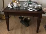Eiken houten bijzettafel - vierkant, Huis en Inrichting, Tafels | Sidetables, 50 tot 100 cm, Eikenhout, Ophalen of Verzenden, Rechthoekig