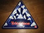 Triominos in jubileumdoos van Blik, Hobby en Vrije tijd, Gezelschapsspellen | Bordspellen, Ophalen of Verzenden, Zo goed als nieuw