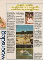 Vintage knipsel 1982 Bosbad Hoeven recreatie in Brabant, Verzenden, Overige typen