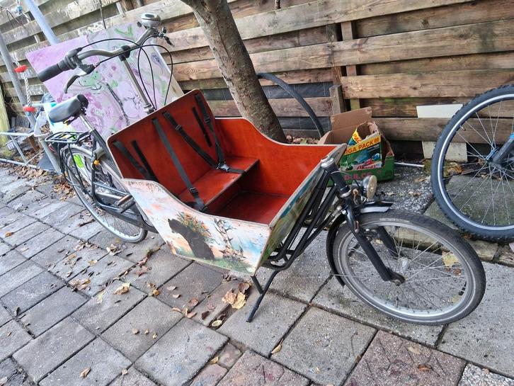 Bakfiets voor 2 kids of hond 7 versnellingen, Fietsen en Brommers, Fietsen | Bakfietsen, Gebruikt, Overige merken, 2 kinderen