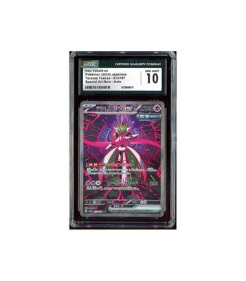 Pokemon Iron Valiant ex Terastal Festival ex SAR #213 CGC 10 beschikbaar voor biedingen